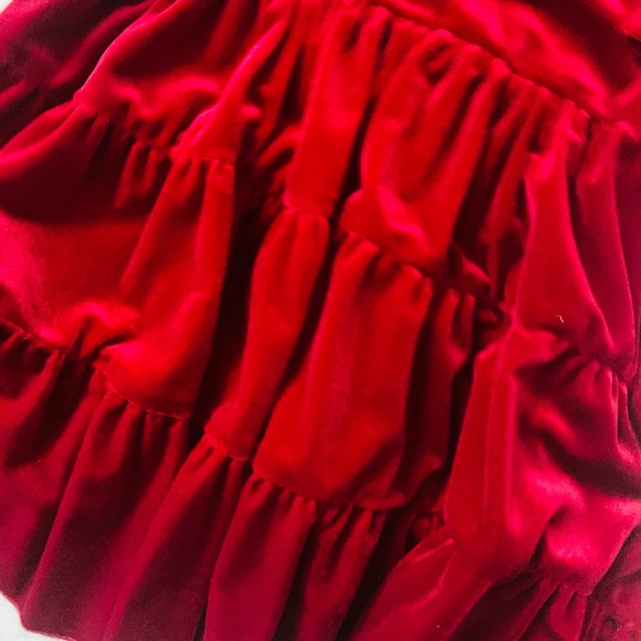 Red Velvet Dress - Picture 4 of 6